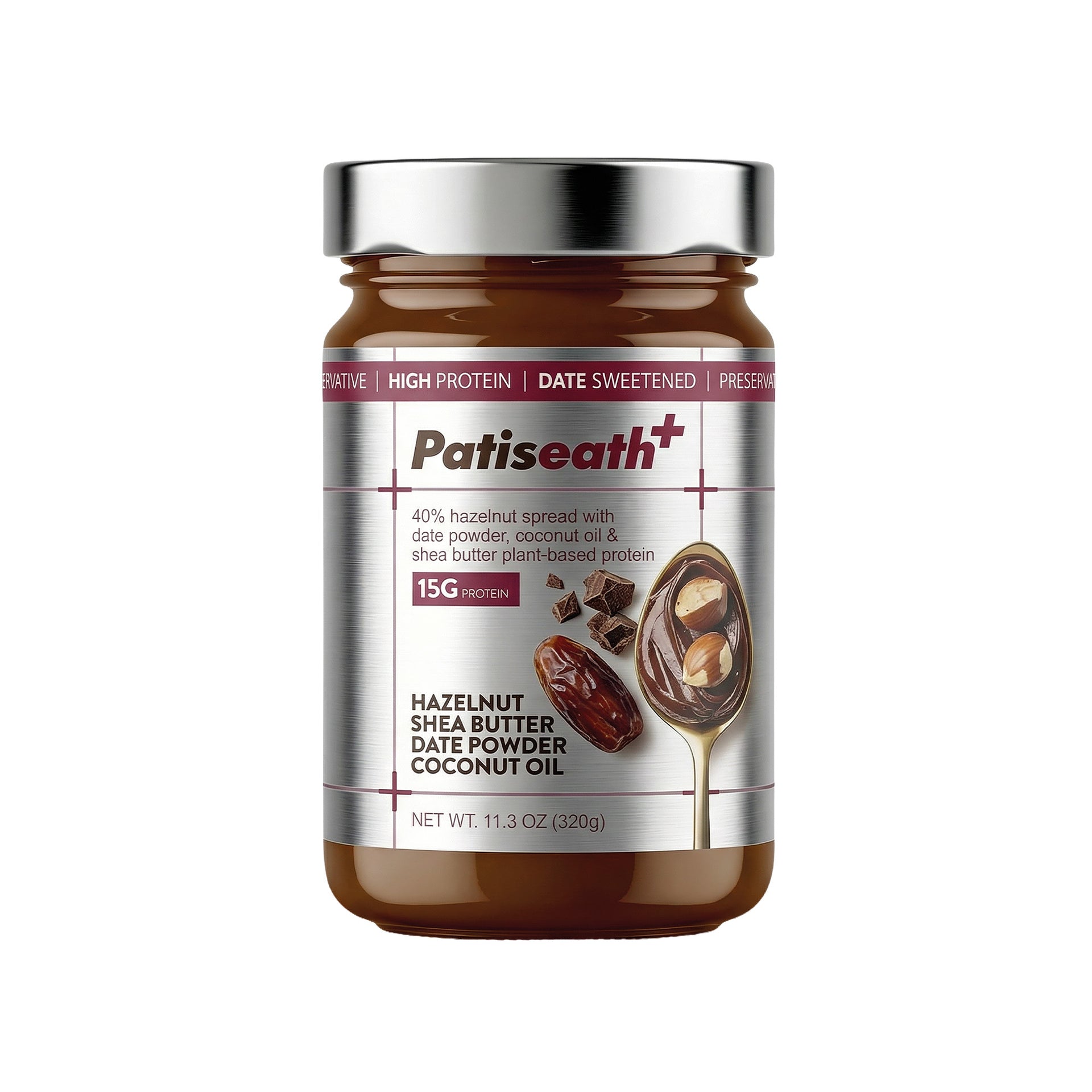 Hazelnut Shea Butter Date Powder  HIGH PROTEIN | 15G PROTEIN